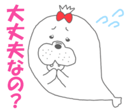 winter seals Christmas New Year sticker #8599623