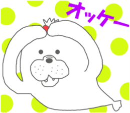 winter seals Christmas New Year sticker #8599624