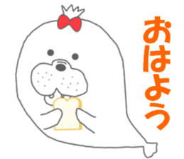 winter seals Christmas New Year sticker #8599626