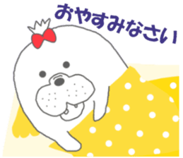winter seals Christmas New Year sticker #8599627
