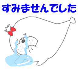 winter seals Christmas New Year sticker #8599629