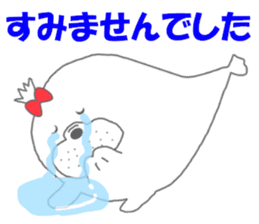 winter seals Christmas New Year sticker #8599629