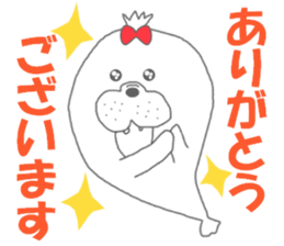 winter seals Christmas New Year sticker #8599630