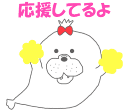 winter seals Christmas New Year sticker #8599631