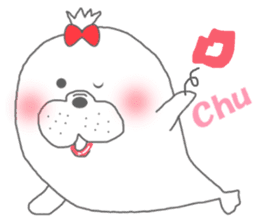 winter seals Christmas New Year sticker #8599633