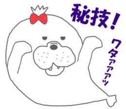 winter seals Christmas New Year sticker #8599637