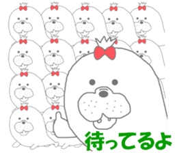 winter seals Christmas New Year sticker #8599645