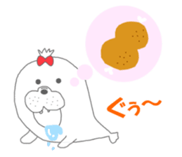 winter seals Christmas New Year sticker #8599646