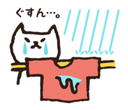 Rendezvous in the rain and snow. sticker #8600123