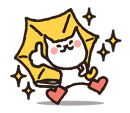 Rendezvous in the rain and snow. sticker #8600132