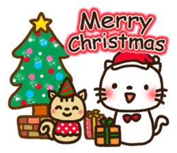 Greetings sticker of cat. winter ver. sticker #8600250