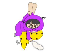 Purple Ninja sticker #8600273