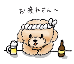 Lili of Toy Poodle sticker #8600345