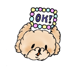 Lili of Toy Poodle sticker #8600346