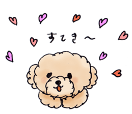 Lili of Toy Poodle sticker #8600351