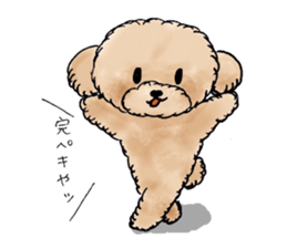 Lili of Toy Poodle sticker #8600353