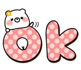 kyun kyun bear sticker #8600499