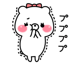 kyun kyun bear sticker #8600533