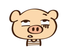 Gana Pig sticker #8600787