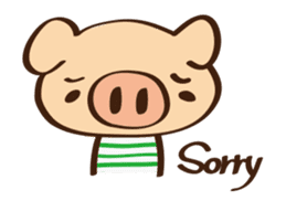 Gana Pig sticker #8600801