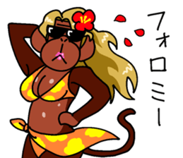 Yankee Monkey sticker #8600947