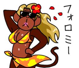 Yankee Monkey sticker #8600947