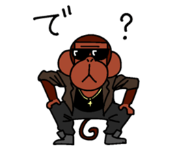 Yankee Monkey sticker #8600967