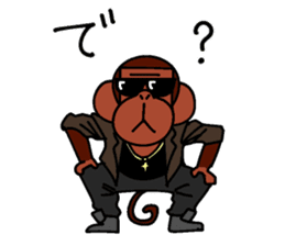 Yankee Monkey sticker #8600967