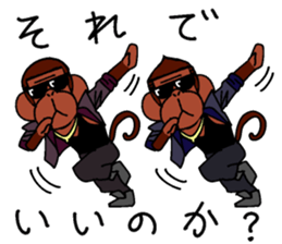 Yankee Monkey sticker #8600970