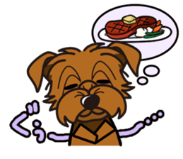iinu - Norfolk Terrier sticker #8601209
