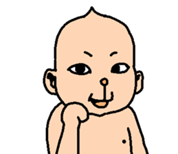 funny baby Ken sticker #8601742