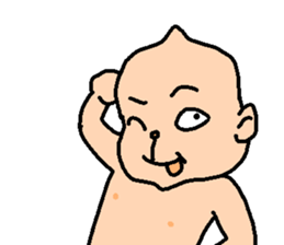 funny baby Ken sticker #8601743