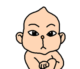 funny baby Ken sticker #8601747