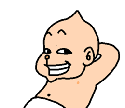 funny baby Ken sticker #8601752