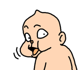 funny baby Ken sticker #8601753