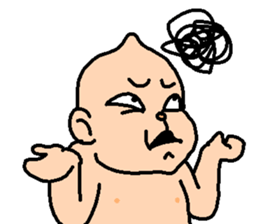 funny baby Ken sticker #8601755