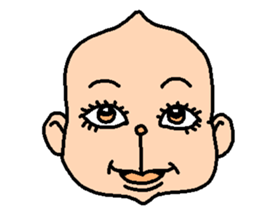 funny baby Ken sticker #8601762