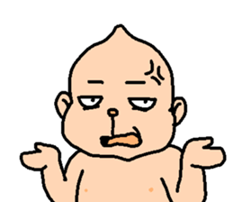 funny baby Ken sticker #8601766