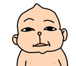 funny baby Ken sticker #8601769