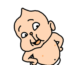 funny baby Ken sticker #8601773