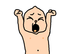 funny baby Ken sticker #8601775