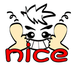 The smiley boy sticker #8601807