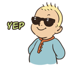 Sunglasses Baby 3 sticker #8602019