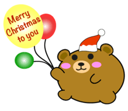 The Balloon Bear - Christmas is here! sticker #8602299