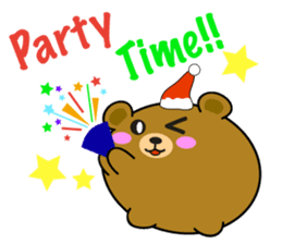 The Balloon Bear - Christmas is here! sticker #8602319