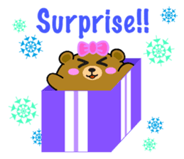 The Balloon Bear - Christmas is here! sticker #8602326