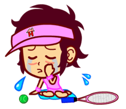 Home Supporter <Tennis> sticker #8602683