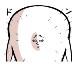 Small faced guy sticker #8602698