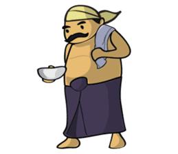 Myanmar Old Man - A Ba sticker #8602868