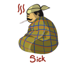 Myanmar Old Man - A Ba sticker #8602889